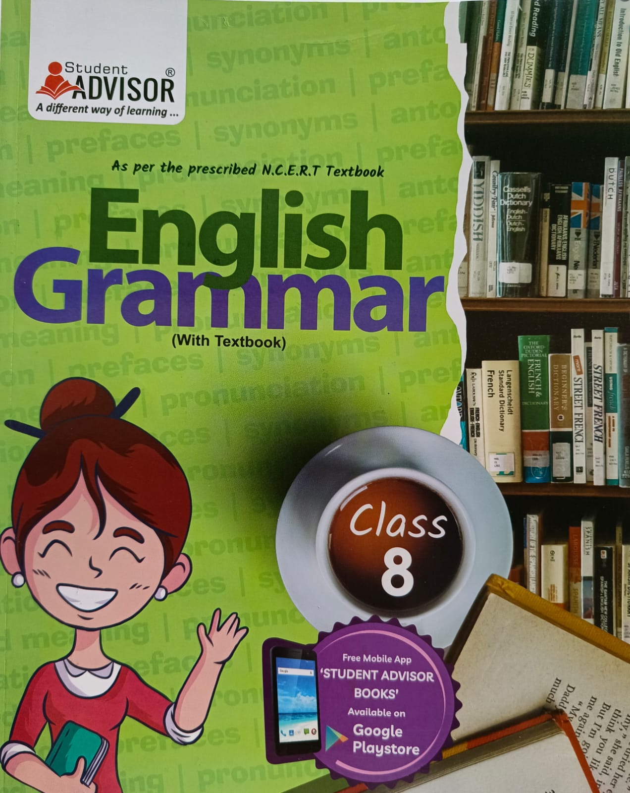 CLASS 8 ENGLISH GRAMMAR BY STUDENT ADVISOR - saraswatibook