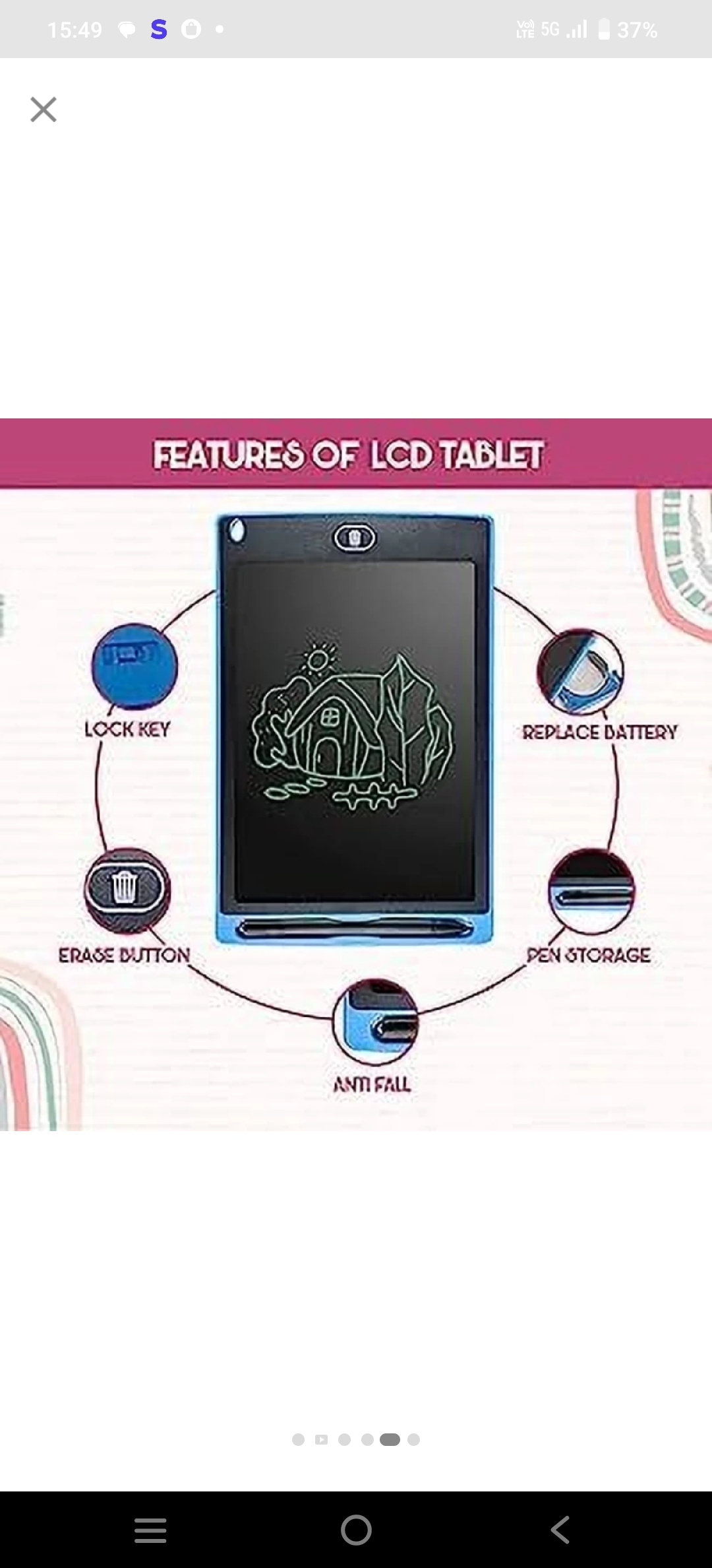 Digital slate, writing pad 8.5 inch