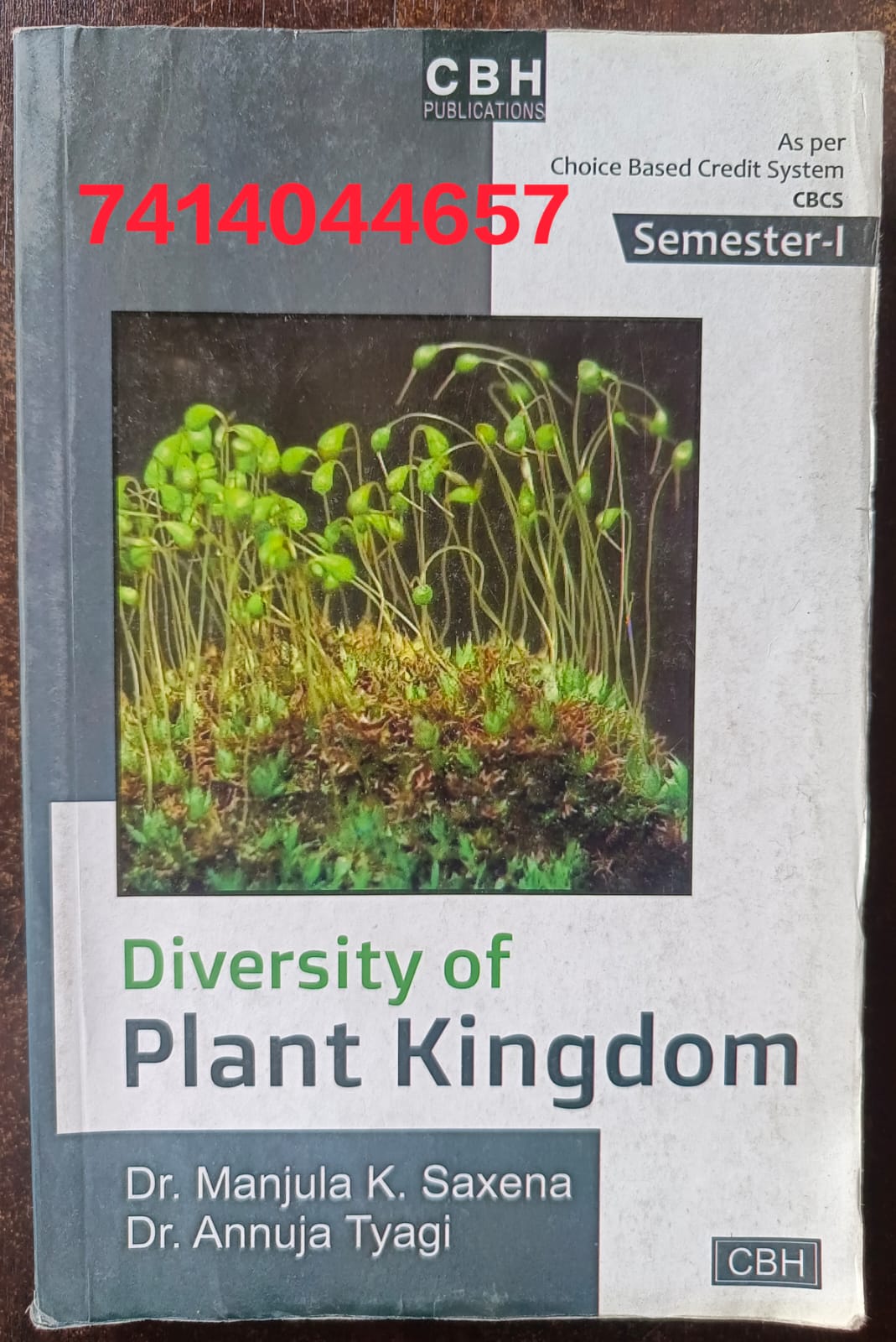 Bsc 1st semester BOTANY TEXT BOOK USED SECOND HAND BOOK